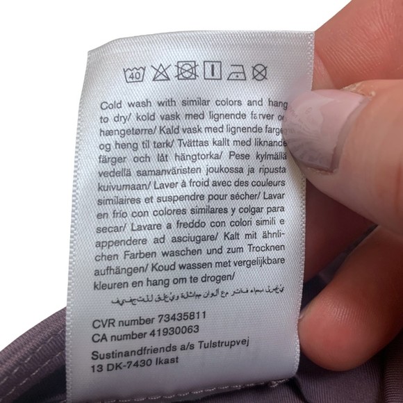 NWT Girlfriend Collective Dahlia Purple Compression High-Rise Workout Legging XS - Picture 7 of 8